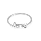 Personalized  Name Ring Stackable Custom Rings