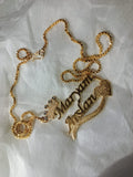 Custom Name Crown Necklace