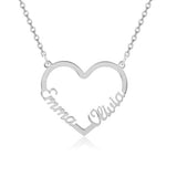 Customized Heart Shaped Name Necklace