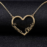 Customized Heart Shaped Name Necklace