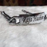 Personalized Engrave Men Bracelet