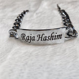 Personalized Engrave Men Bracelet