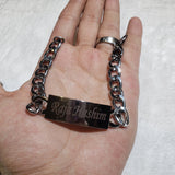 Personalized Engrave Men Bracelet