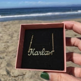 Personalized Butterfly Name Necklace