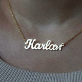 Personalized Butterfly Name Necklace