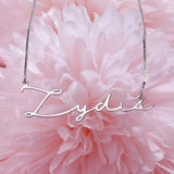 Personalized Signature Style Name Necklace