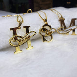 Personalized Letter Name Necklace.