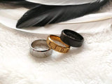 Personalized Beveled Edge Ring